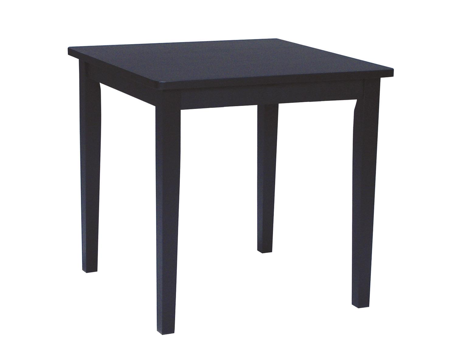 John Thomas Dining Essentials T463030T / T4630S Casual Square Table